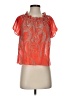 Hazel Orange Short Sleeve Blouse Size S - photo 1