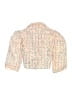 Lola + The Boys 100% Polyester Tweed White Jacket Size 8 - photo 2