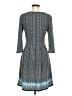 Max Studio Print Blue Casual Dress Size M - photo 2