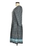 Max Studio Print Blue Casual Dress Size M - photo 5