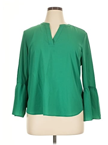 J.Crew Factory Store Long Sleeve Blouse (view 1)