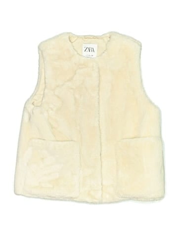 Zara Faux Fur Vest (view 1)