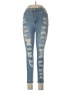 Shein Hearts Blue Jeans Size L - photo 1