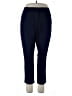Worthington Solid Blue Casual Pants Size 18 - photo 1