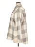 Woolrich Checkered-gingham Gray Ivory Long Sleeve Blouse Size XL - photo 5