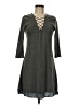 Hem & Thread Gray Casual Dress Size M - photo 1