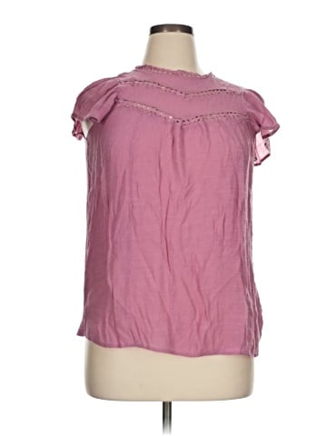 Always Indigo Short Sleeve Blouse (view 1)