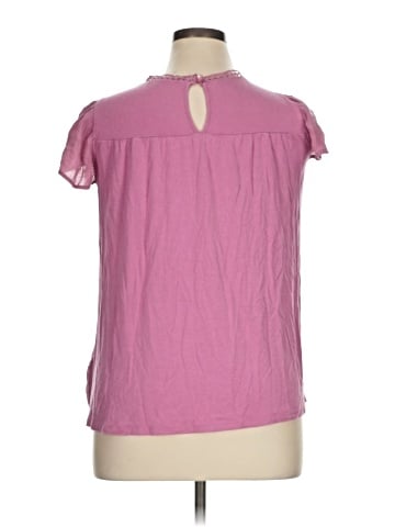 Always Indigo Short Sleeve Blouse (view 2)