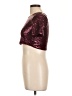 Knitworks 100% Polyester Burgundy Short Sleeve Top Size 12 - photo 5
