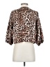 VICI 100% Polyester Animal Print Brown 3/4 Sleeve Blouse Size S - photo 2