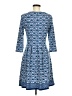Max Studio Print Blue Casual Dress Size M - photo 2