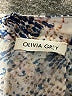 Olivia Grey 100% Polyester Blue Long Sleeve Blouse Size M - photo 7