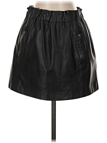 Wyatt Faux Leather Skirt (view 1)