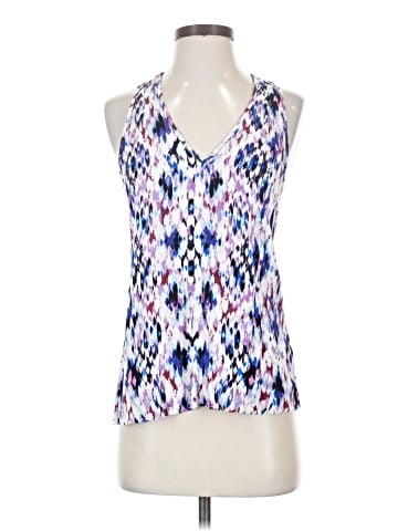 Lavender Brown Sleeveless Blouse (view 1)