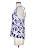 Lavender Brown 100% Rayon Blue Sleeveless Blouse Size S - photo 5