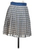 Club Monaco 100% Polyester Chevron-herringbone Blue Casual Skirt Size 00 - photo 2