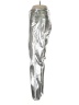 Gap 100% Polyester Metallic Silver Casual Pants Size 8R - photo 5