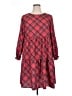 Emery Rose Argyle Red Casual Dress Size 0X - photo 1