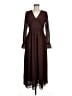 MICHAEL Michael Kors 100% Polyester Brown Casual Dress Size 6 - photo 1