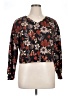 Emery Rose Floral Brown Long Sleeve Blouse Size 0X - photo 1