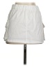 Unbranded Solid White Casual Skirt Size XS - photo 2