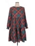 Emery Rose Argyle Red Casual Dress Size 0X - photo 1