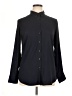 Ann Taylor Solid Black Long Sleeve Blouse Size 14 - photo 1