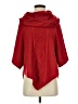 New Directions 100% Acrylic Red Poncho Size S - photo 1