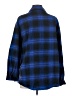 Unbranded 100% Polyester Plaid Blue Long Sleeve Blouse Size S - photo 2
