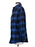 Unbranded 100% Polyester Plaid Blue Long Sleeve Blouse Size S - photo 5