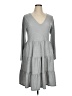Torrid Solid Gray Casual Dress Size 1X Plus (1) - photo 1