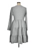 Torrid Solid Gray Casual Dress Size 1X Plus (1) - photo 2