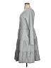 Torrid Solid Gray Casual Dress Size 1X Plus (1) - photo 5
