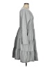 Torrid Solid Gray Casual Dress Size 1X Plus (1) - photo 4