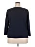 Lauren by Ralph Lauren Blue Silk Pullover Sweater Size 3X - photo 2