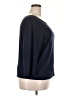 Lauren by Ralph Lauren Blue Silk Pullover Sweater Size 3X - photo 4