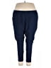Liz & Me Solid Blue Active Pants Size 3Xwp - photo 1