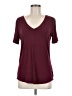 Old Navy Burgundy Short Sleeve Top Size S (tall) - photo 1