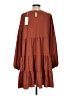 Assorted Brands Solid Brown Casual Dress Size S - photo 2