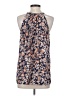 Lucy & Laurel 100% Polyester Blue Sleeveless Blouse Size S - photo 2