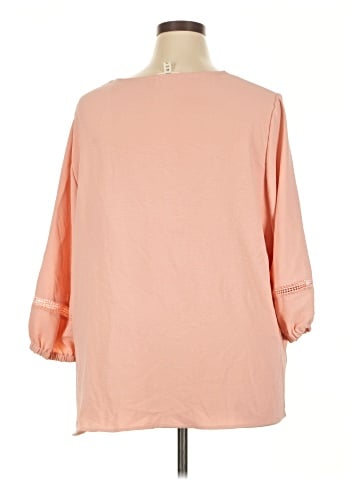 Como Blu 3/4 Sleeve Blouse (view 2)