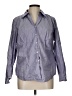 Talbots 100% Cotton Purple Long Sleeve Button-Down Shirt Size 12w - photo 1