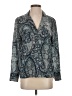 J.Crew 100% Silk Paisley Teal Long Sleeve Silk Top Size XS - photo 1