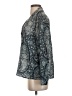 J.Crew 100% Silk Paisley Teal Long Sleeve Silk Top Size XS - photo 5