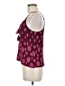 LUQ Burgundy Sleeveless Blouse Size S - photo 5