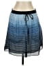 Vince. 100% Silk Tie-dye Blue Silk Skirt Size S - photo 1