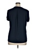 Unbranded 100% Polyester Solid Blue Short Sleeve T-Shirt Size XL - photo 2