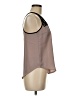 Lush 100% Polyester Tan Sleeveless Blouse Size M - photo 4