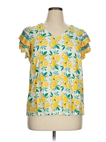 C&C California Short Sleeve Blouse (view 1)