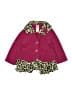 Mack & Co 100% Polyester Animal Print Burgundy Coat Size 3T - photo 1